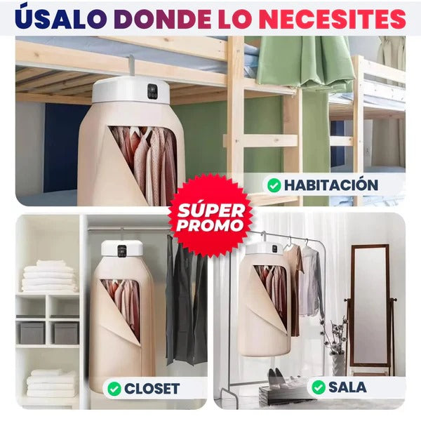 Secadora Ropa Portatil Con Calefaccion