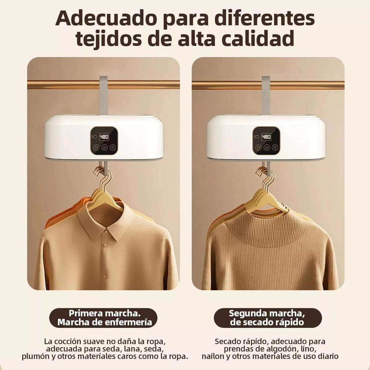 Secadora Ropa Portatil Con Calefaccion